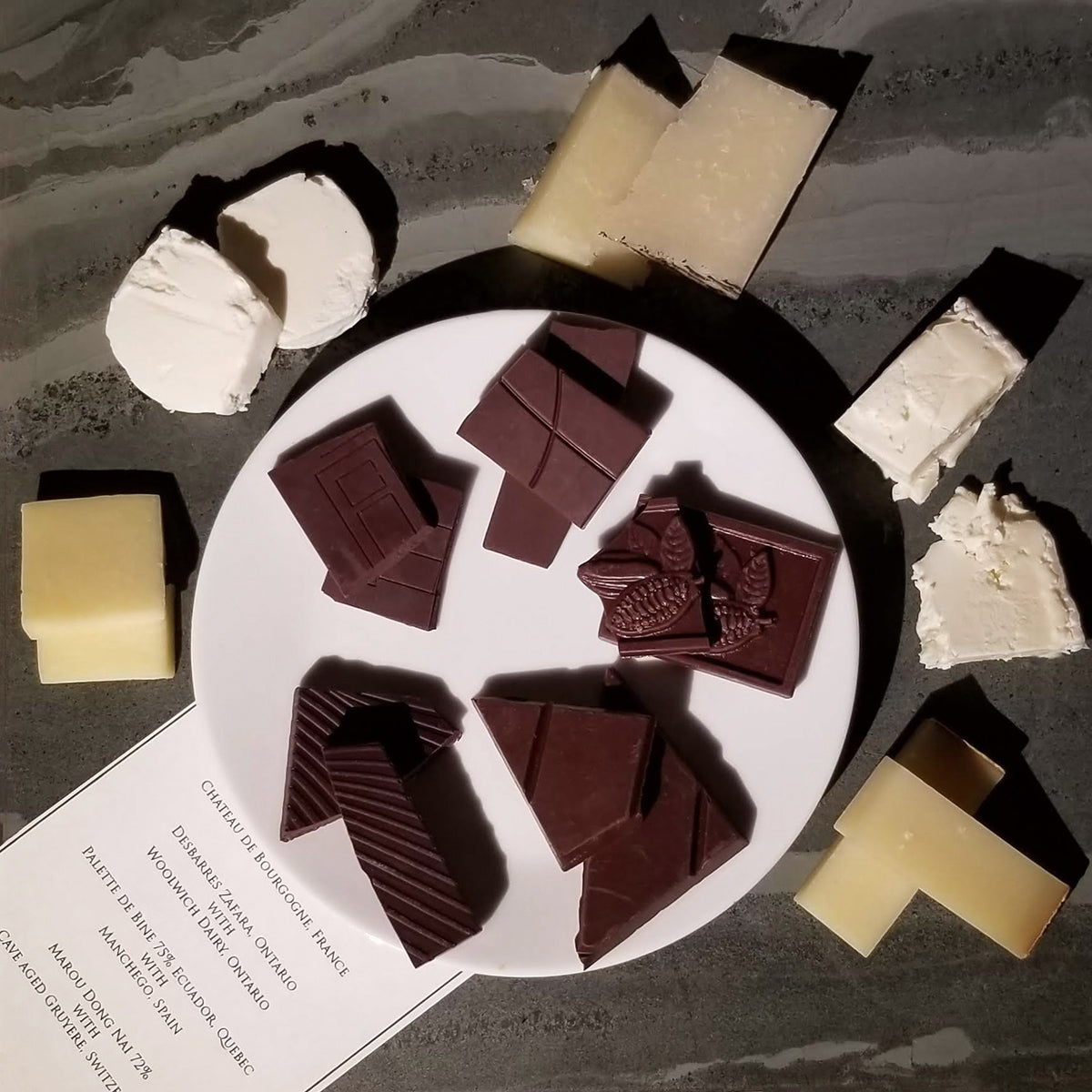 chocolate and cheese pairing notes, JoJo CoCo, Canada
