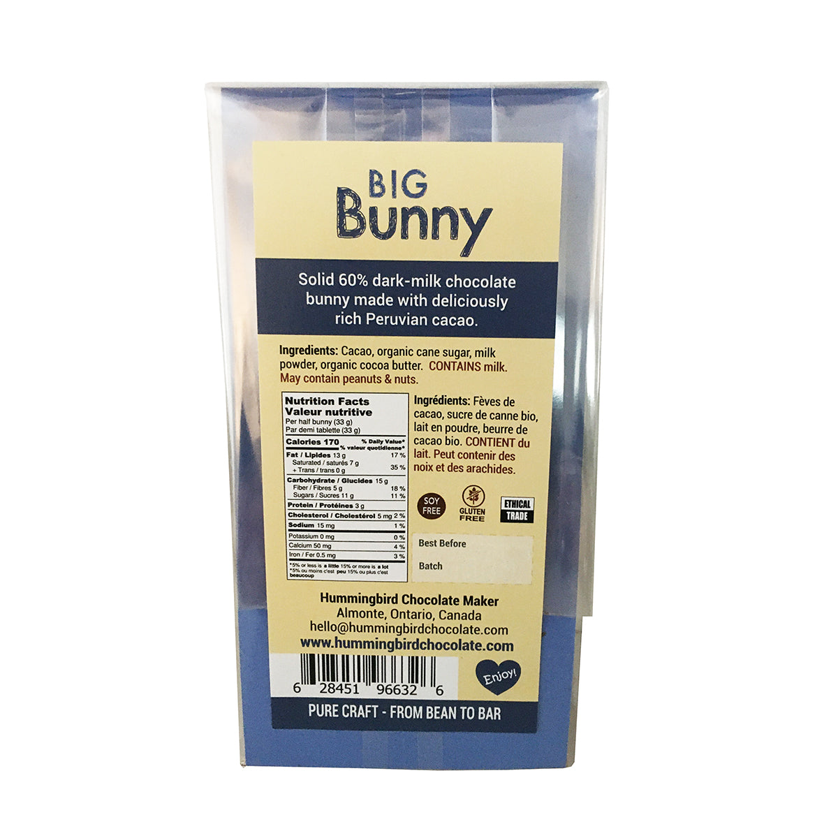 60% dark-milk Hummingbird big bunny