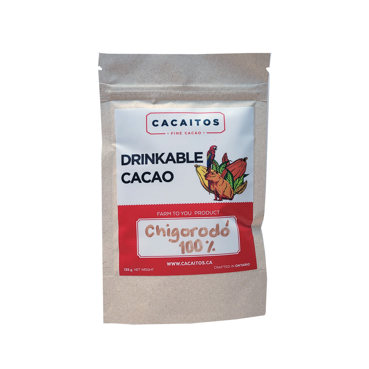 Cacaitos Drinkable Cacao 100% - Chigorodo