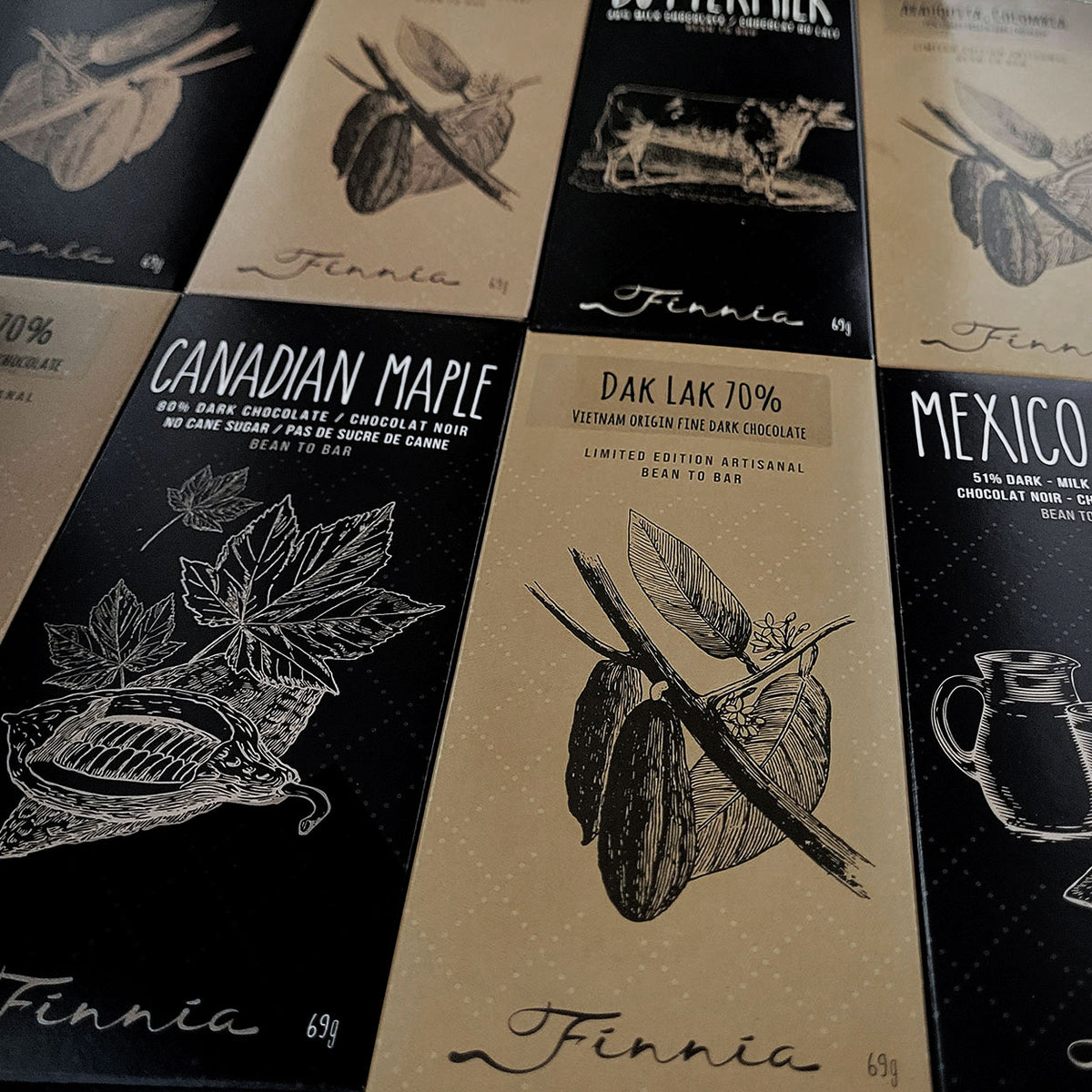 Finnia bean to bar chocolate at JoJo CoCo