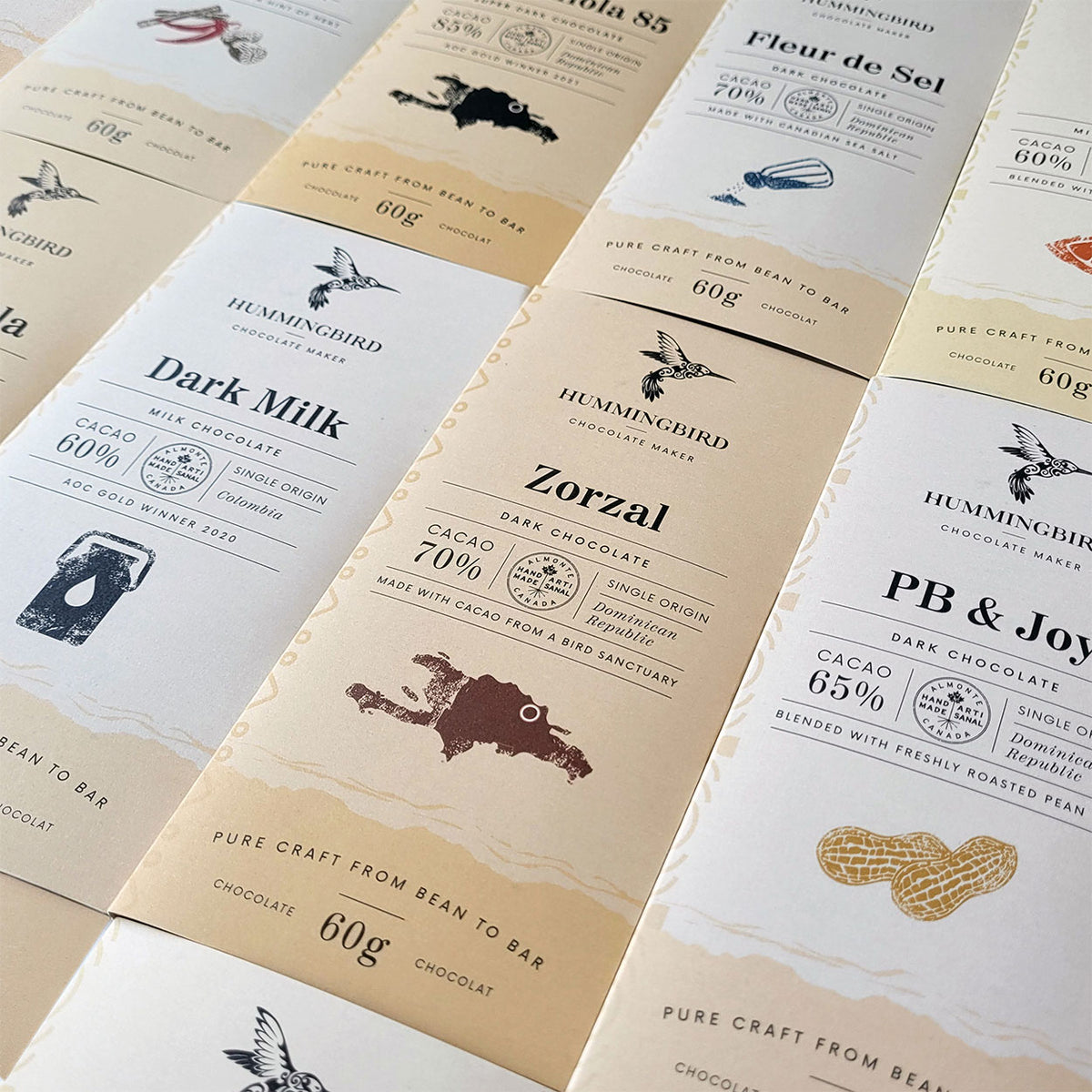 Hummingbird dark chocolate, bean to bar, Ottawa