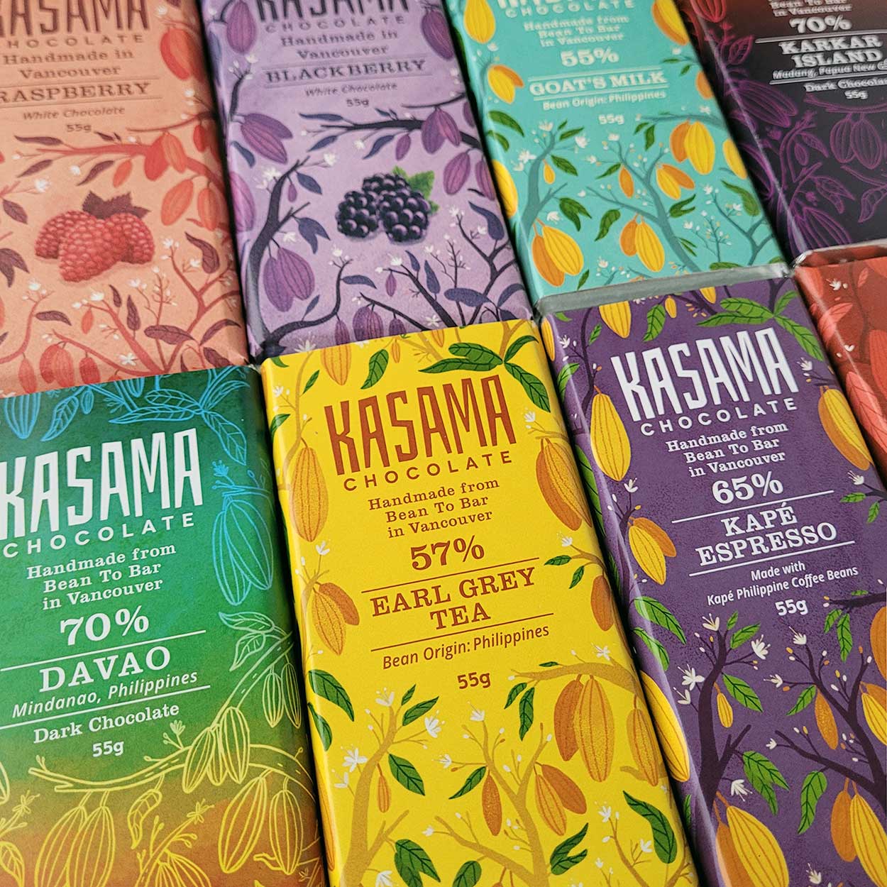 Kasama chocolate bars, Kanata, Ontario, Canada